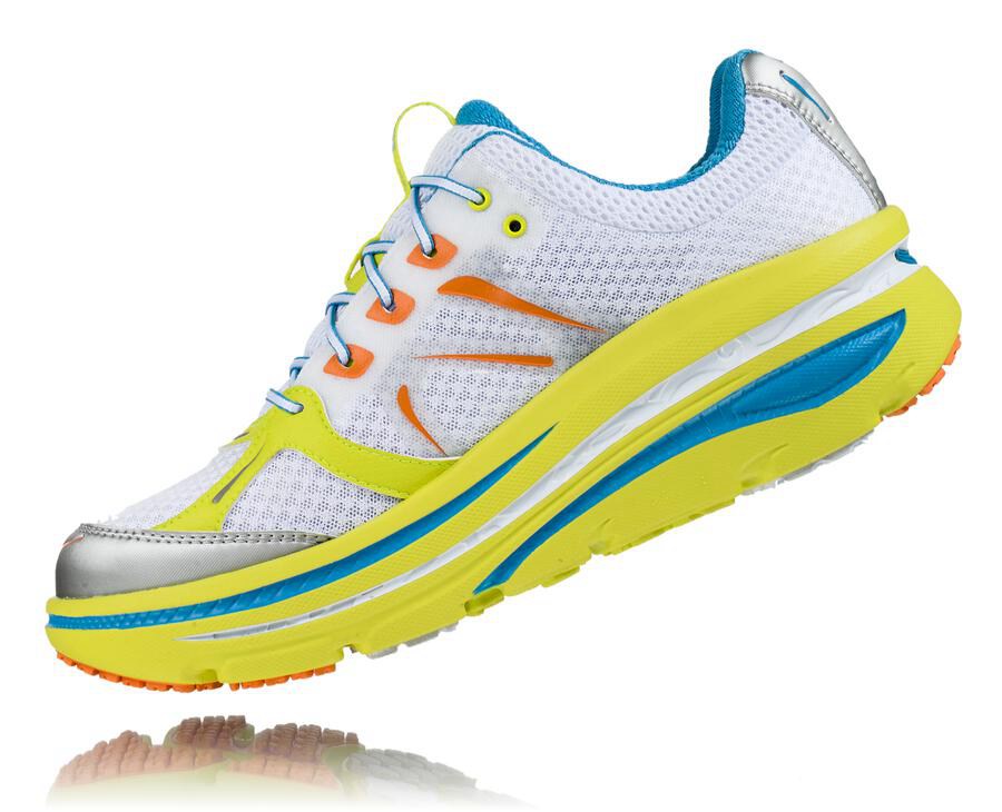 Zapatillas Running Hoka One One Hombre - Bondi B - Blancas - KGU395107